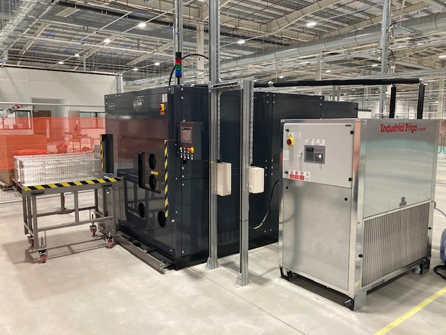 Another closed Solvent cleaning system installation.