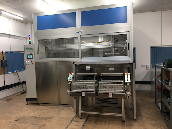 Latest 'Cleanseal' Ultrasonic Cleaning system signed off at MEG